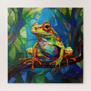Puzzle d'art de la grenouille