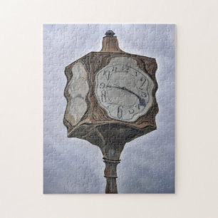 Puzzle d'art de l'horloge Vintage