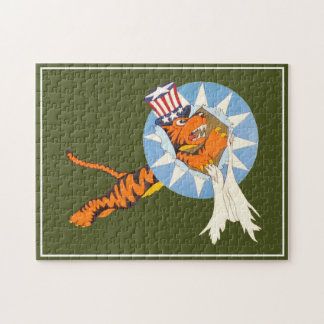 Puzzle d'art de nez d'avion de combat de P-40