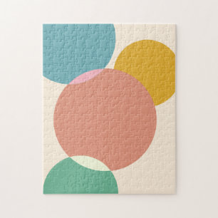 Puzzle d'art moderne du milieu du siècle