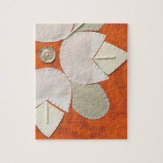 Puzzle d'art unique - Géométrie orange #5 Extrait