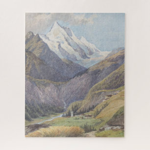 Puzzle Das Mölltal mit dem Großglockner - Carl Lafite