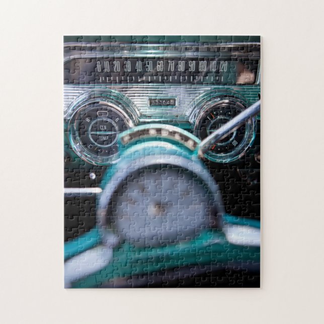 Puzzle Dash de voiture Vintage (Vertical)