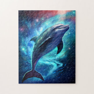 Puzzle Dauphin clair de lune