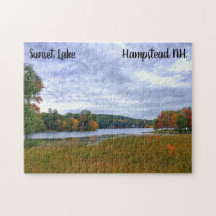 Puzzle d'automne du lac Sunset