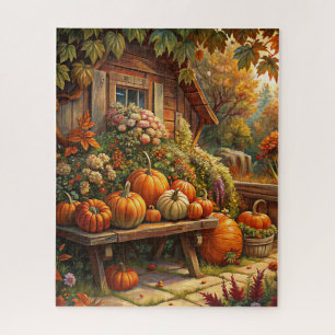 Puzzle d'automne rustique