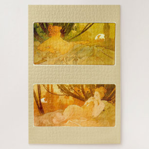 Puzzle Dawn & Dusk par Alphonse Mucha