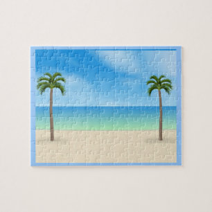 Puzzle: Daytime Beach Scene