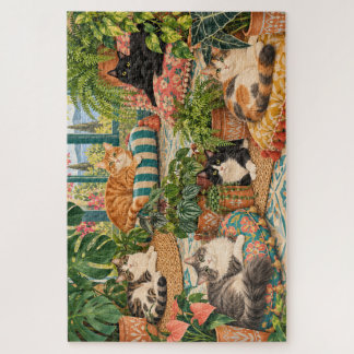 puzzle de 1000 pièces sur les chats artistiques