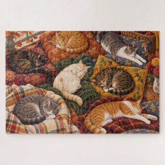 puzzle de 1000 pièces sur les chats d'art