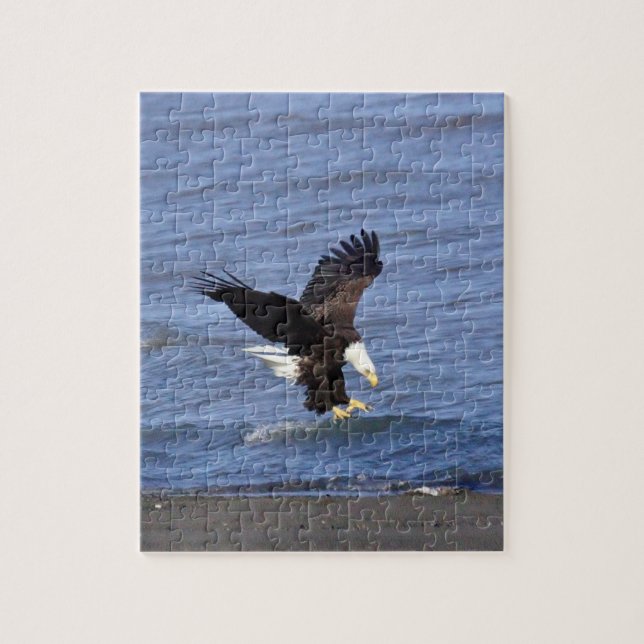 Puzzle de 8 po x 10 po 110 pièces avec aigle (Vertical)