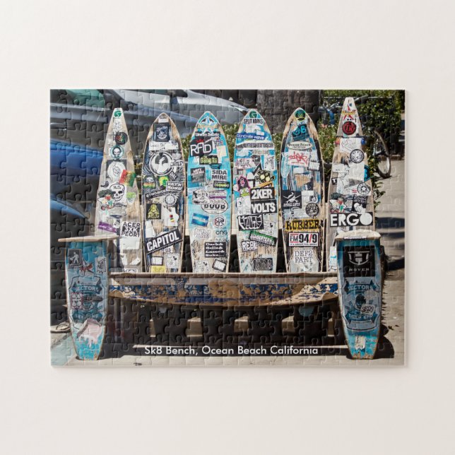 Puzzle de banc du panneau Sk8 (Horizontal)