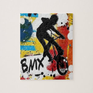 Puzzle de BMX avec la boîte-cadeau