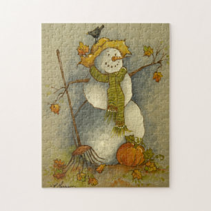 Puzzle de bonhomme de neige de 4878 récoltes