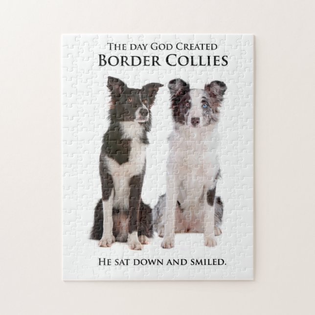 Puzzle de border collie (Vertical)