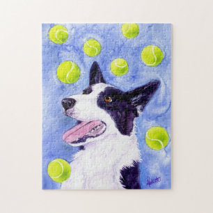 Puzzle de border collie - le "or de la pie "