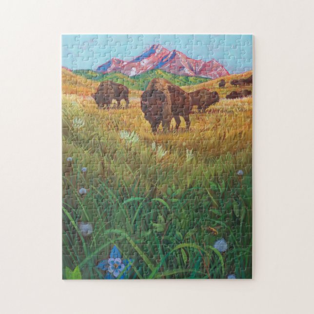 Puzzle de Buffalo Roam (Vertical)