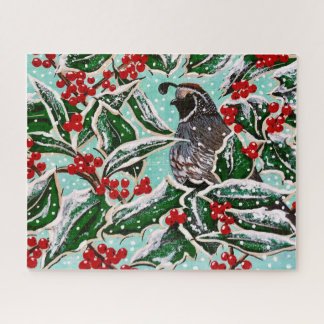 Puzzle de cailles de Noël