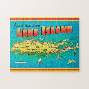 Puzzle de carte de vœux de Long Island 11x14