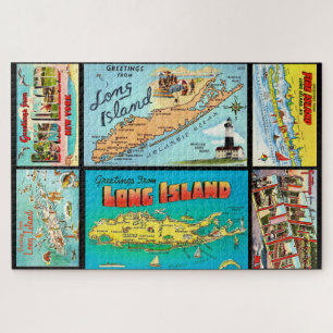 Puzzle de carte postale de Long Island 20x30