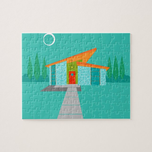 Puzzle de Chambre de bande dessinée d'âge d'espace (Horizontal)