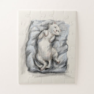 Puzzle de chat Cloudy Cat - Automne confortable