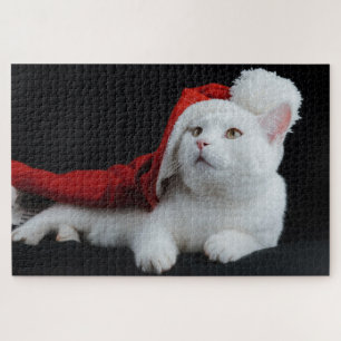 Puzzle de chat de Noël