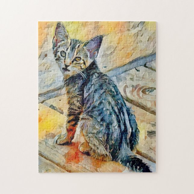 Puzzle de chat Little Kitten (Vertical)
