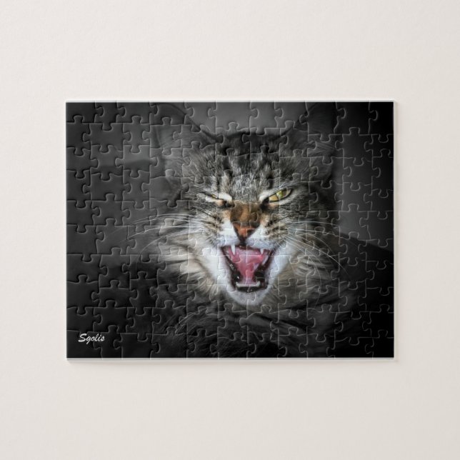 Puzzle de chat Maine Coon (Horizontal)
