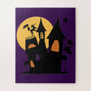 Puzzle de château de sorcières - Éffrayant Hallowe