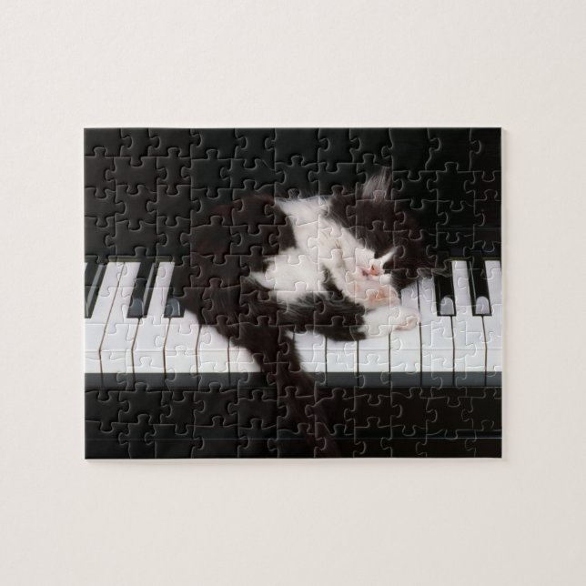 Puzzle de chaton de piano (Horizontal)