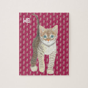 Puzzle de chaton tigré