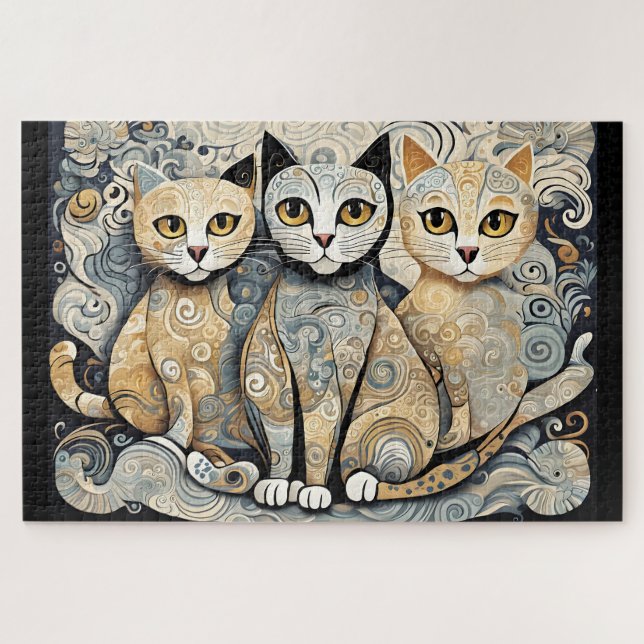 puzzle de chats apaisants (Horizontal)