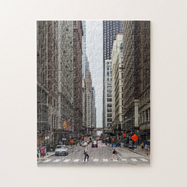 Puzzle de Chicago Madison Street (Vertical)