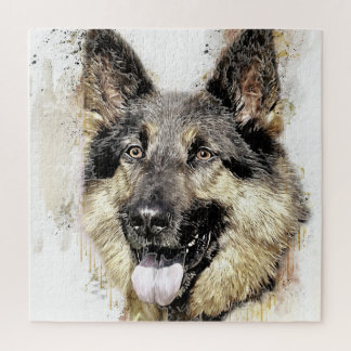 Puzzle de chien berger allemand