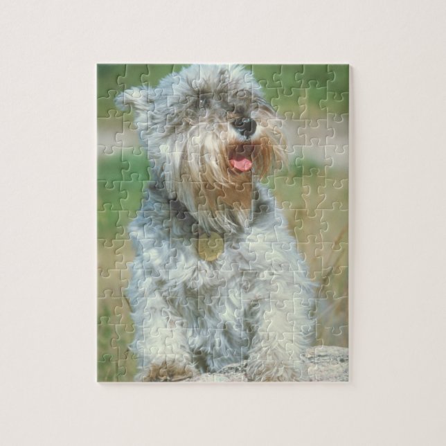 Puzzle de chien de Schnauzer (Vertical)