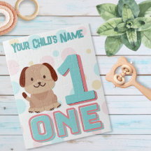 Puzzle de chien numéro un mignon | Personnalisé