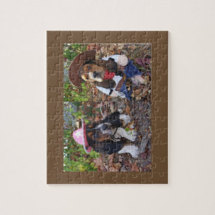 Puzzle de chiots de chien de basset