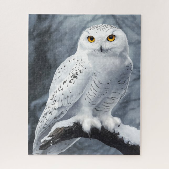 Puzzle de Chouette neigeuse (Vertical)