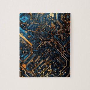 Puzzle de circuits électroniques