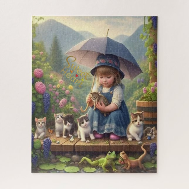 Puzzle de coeur doux (Vertical)