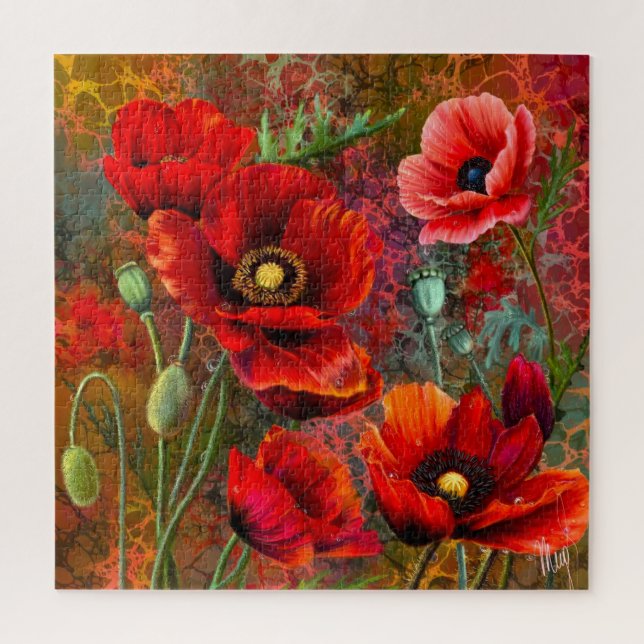 Puzzle de Coquelicots (Vertical)