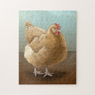 Puzzle de couleur chamois de poule d'Orpington