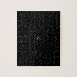 Puzzle de couleur solide de conception de "LOL"