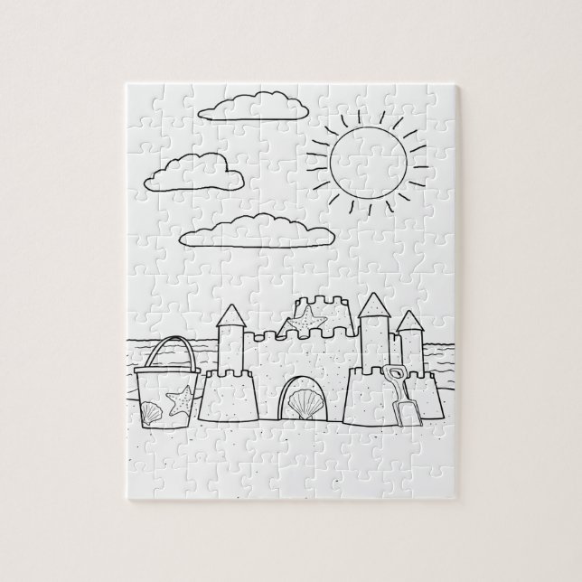 Puzzle de couleurs pour adultes de Sandcastle (Vertical)