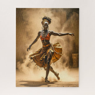 Puzzle de danseuse africaine