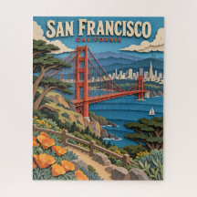 Puzzle de découpe de papier San Francisco Golden G