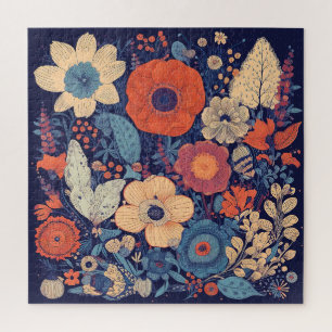 Puzzle de différentes fleurs