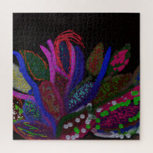 Puzzle de diverses couleurs sous la mer