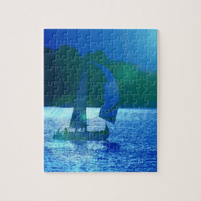 Puzzle de emballage de voilier de spinnaker (Vertical)